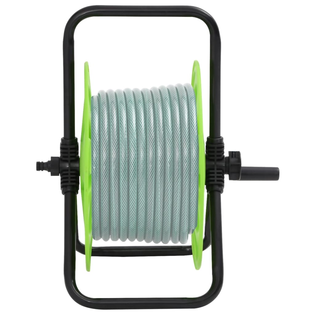 Volně stojící zelený hadicový naviják pro 45m 1/2" hadici ocel