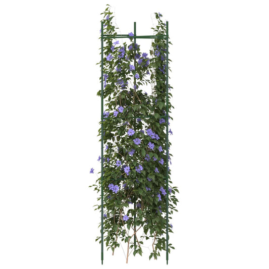 Podpěrné klece pro rajčata 4 ks 116 cm ocel a PP
