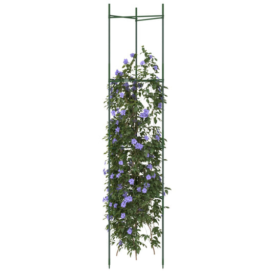 Podpěrné klece pro rajčata 4 ks 154 cm ocel a PP