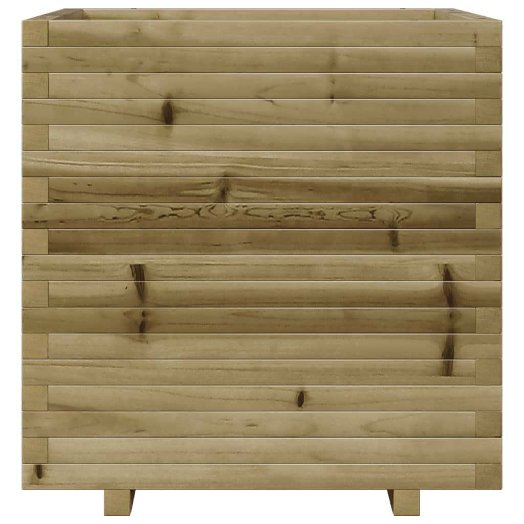 Zahradní truhlík 70 x 70 x 72 cm impregnované borové dřevo