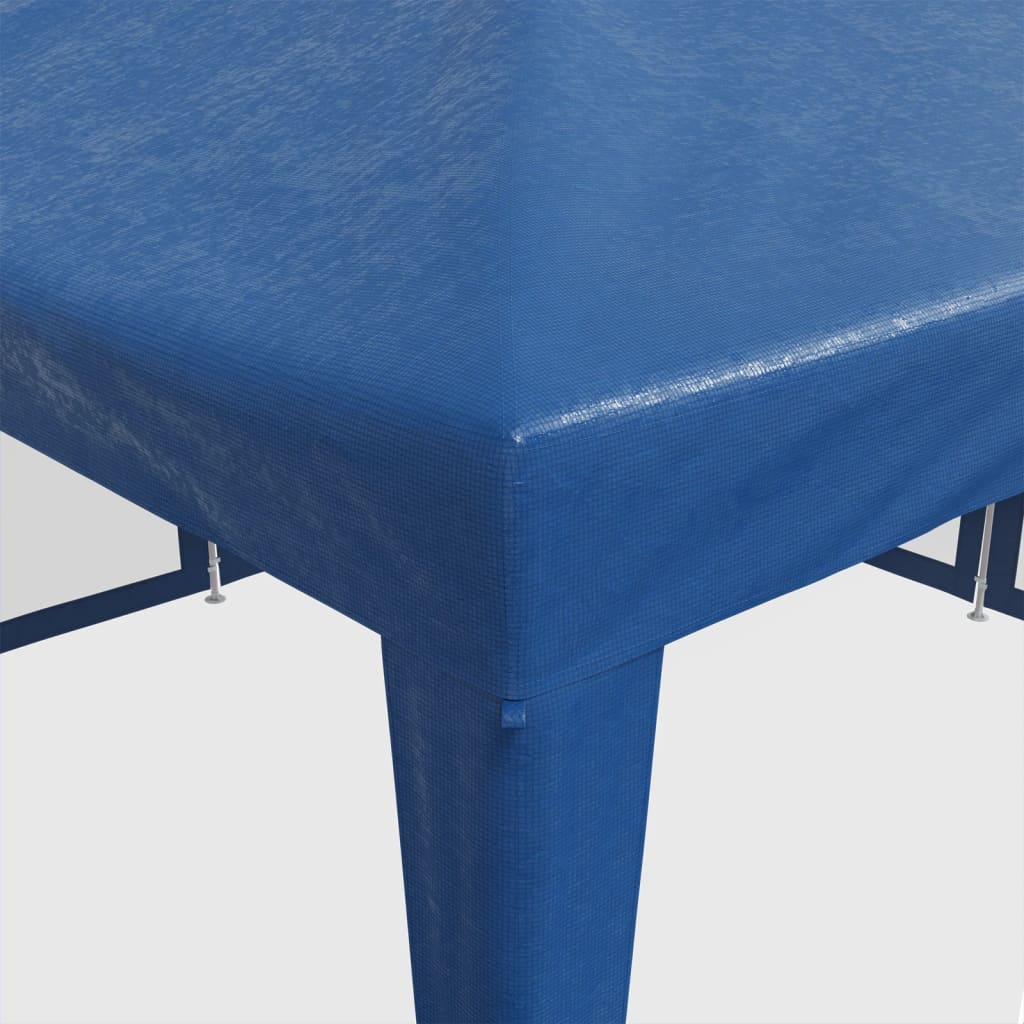 Party stan s 8 síťovanými bočnicemi modrý 4 x 4 m HDPE
