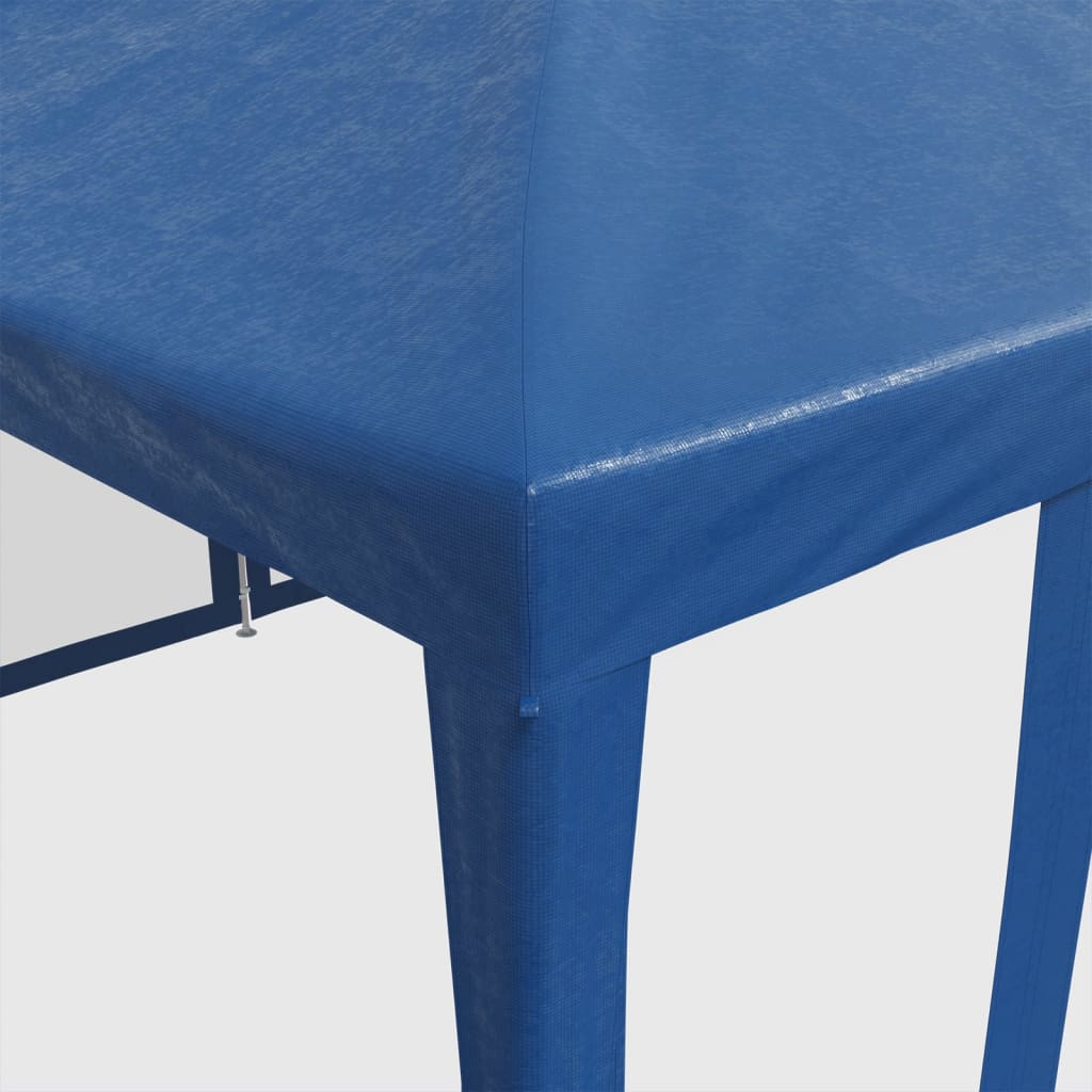 Party stan s 12 síťovanými bočnicemi modrý 6 x 4 m HDPE