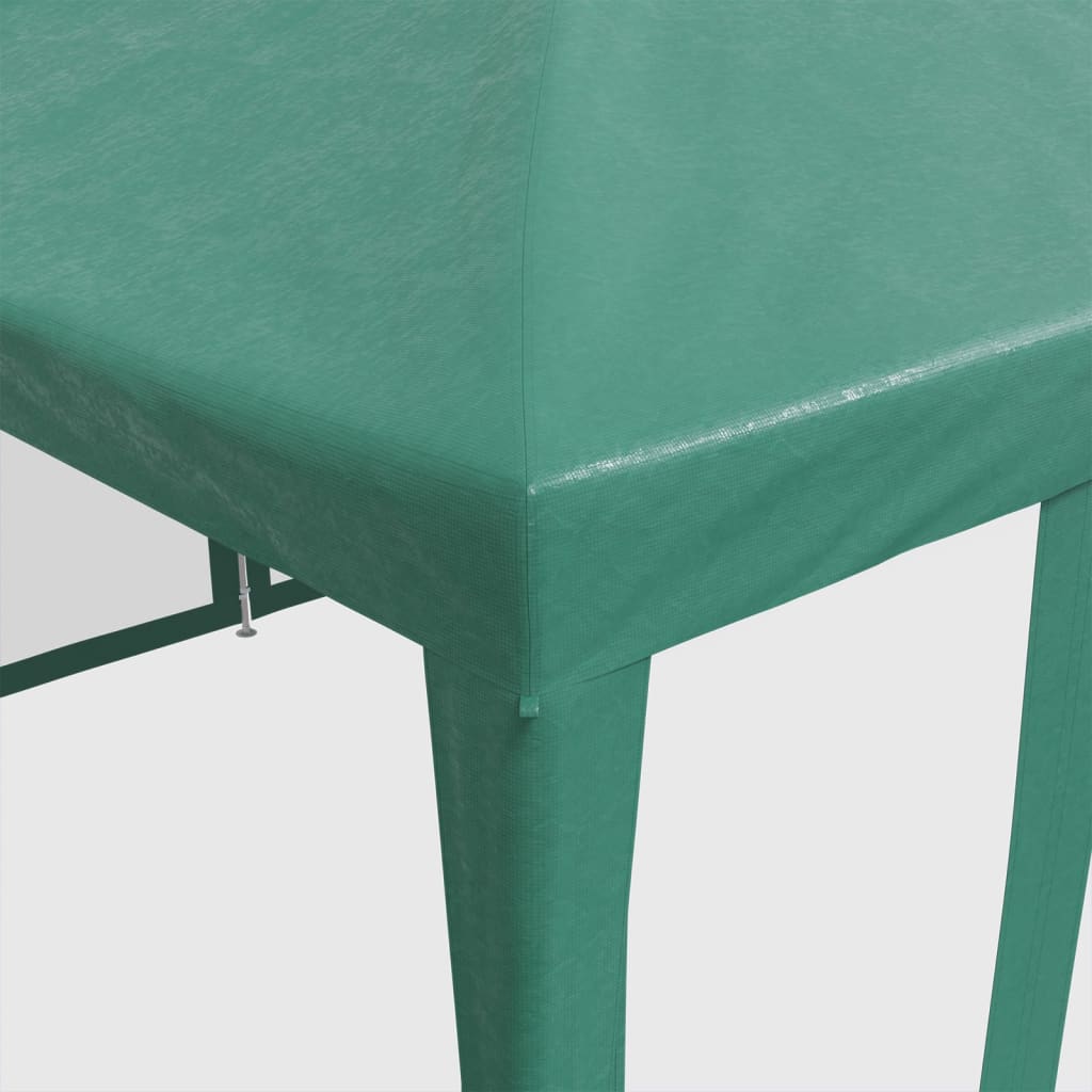 Party stan s 10 síťovanými bočnicemi zelený 6 x 4 m HDPE