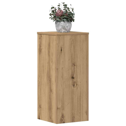 Stojany na rostliny 2 ks dub artisan 30 x 30 x 70 cm kompozit