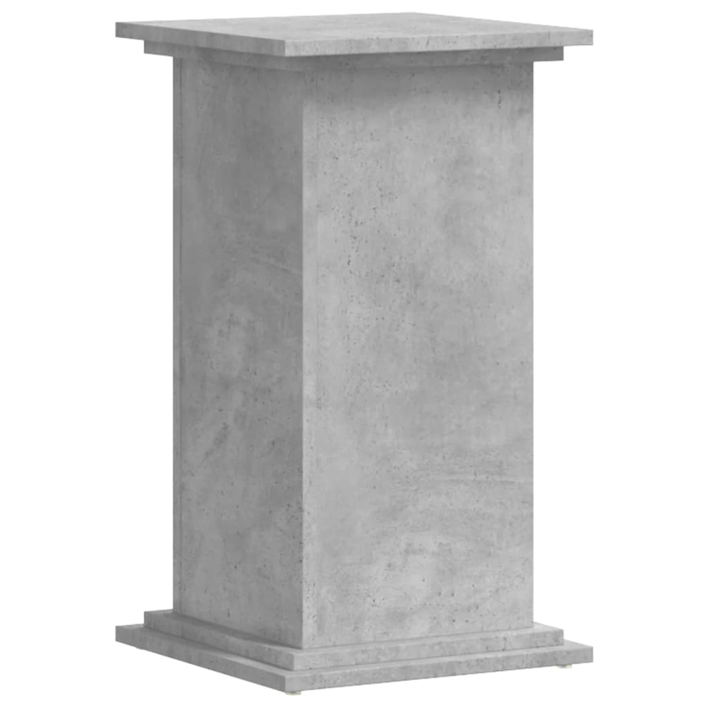 Stojan na rostliny betonově šedý 33x33x60 cm kompozitní dřevo