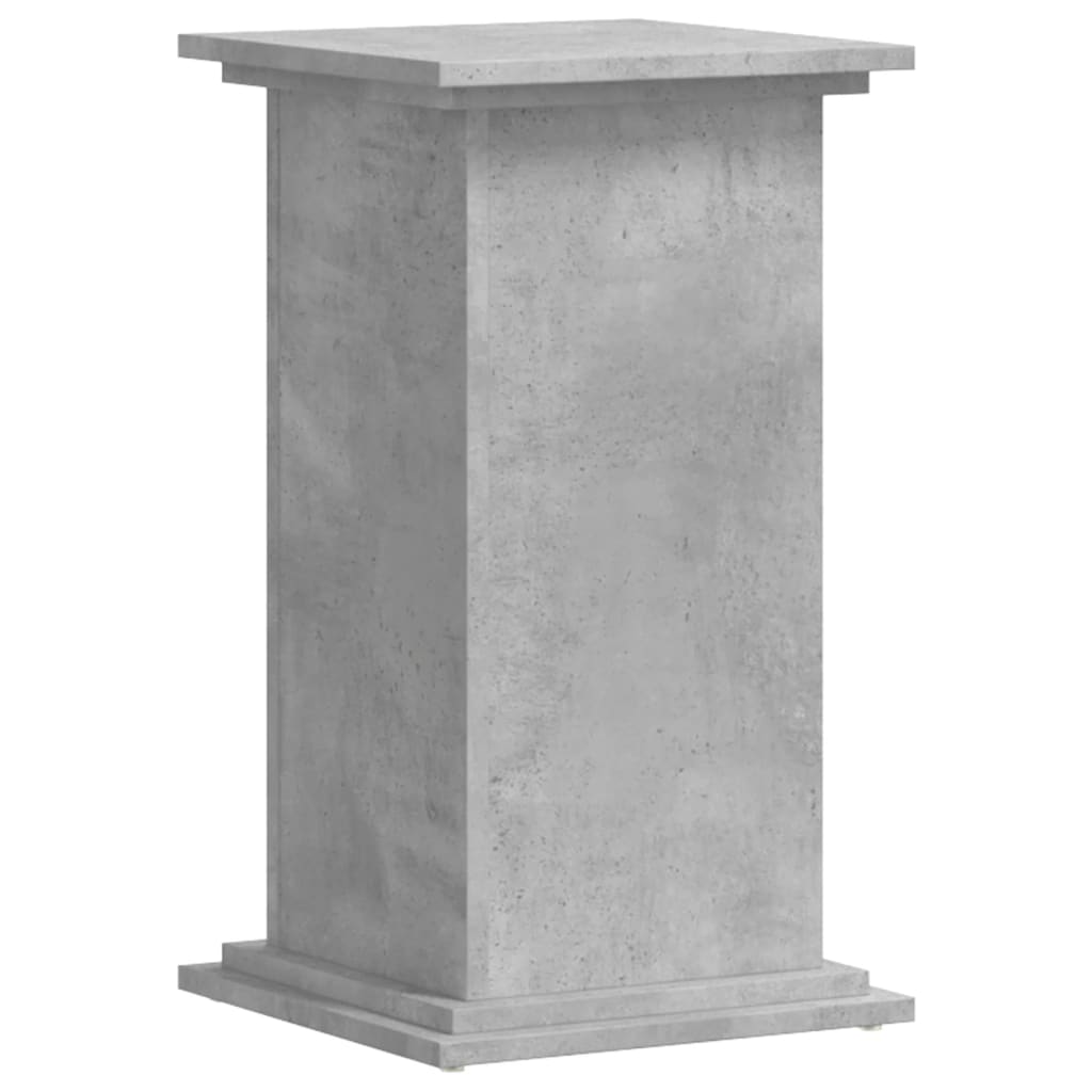Stojan na rostliny betonově šedý 33x33x60 cm kompozitní dřevo