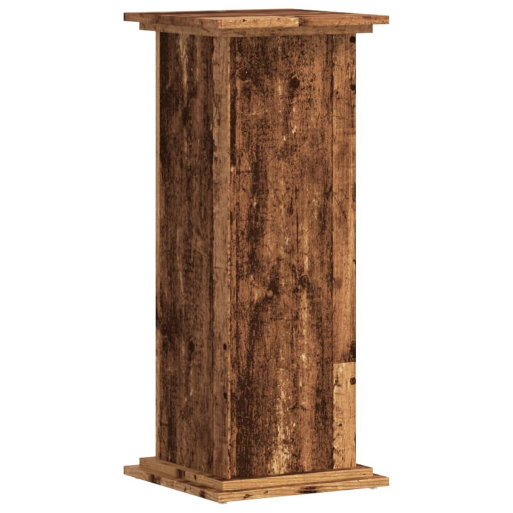 Stojan na rostliny old wood 33 x 33 x 80 cm kompozitní dřevo