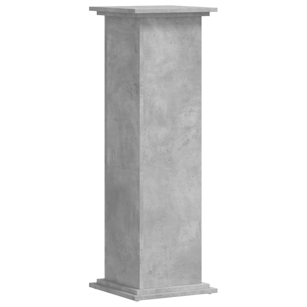 Stojan na rostliny betonově šedý 33x33x100 cm kompozitní dřevo