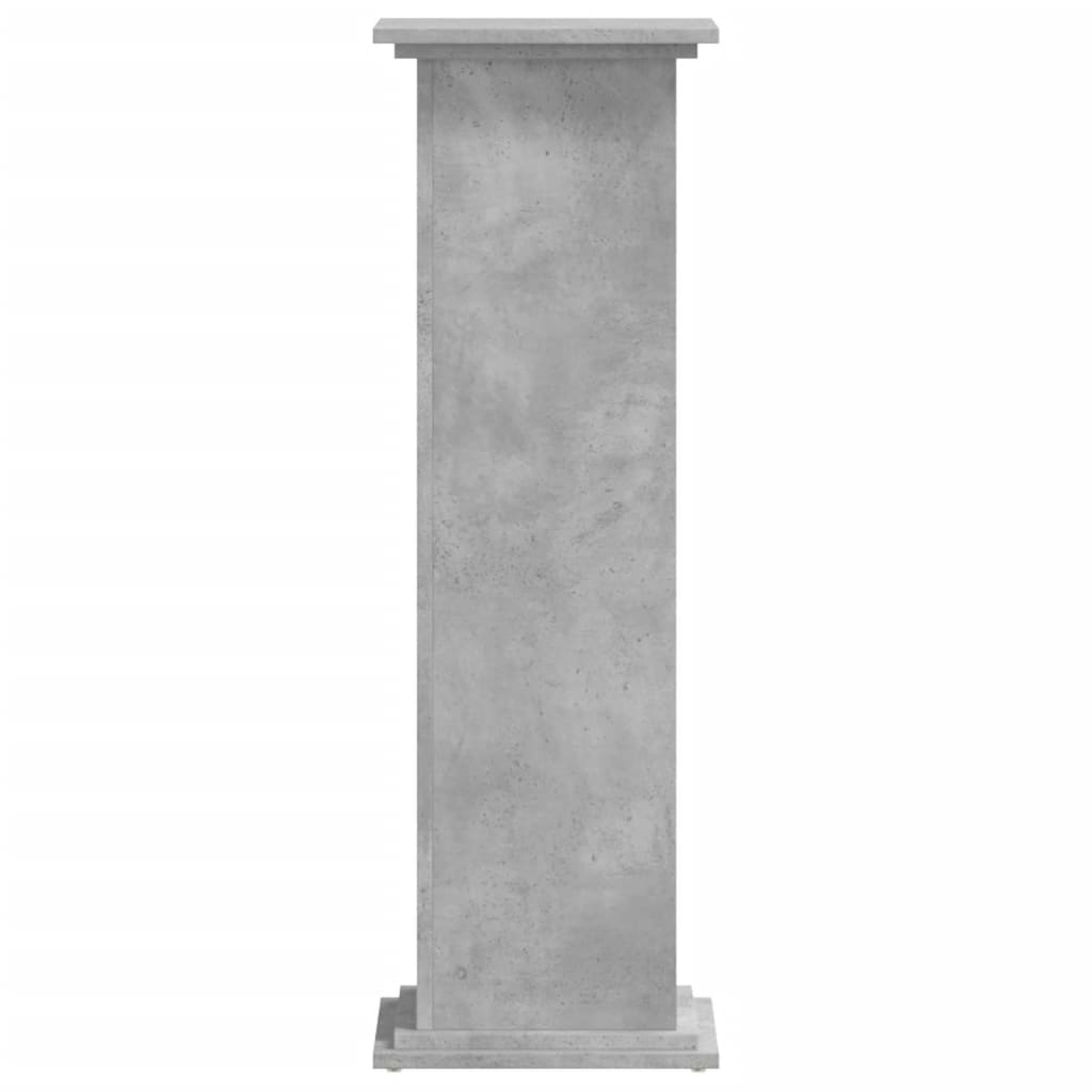 Stojan na rostliny betonově šedý 33x33x100 cm kompozitní dřevo