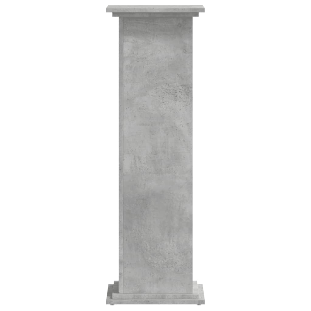 Stojan na rostliny betonově šedý 33x33x100 cm kompozitní dřevo