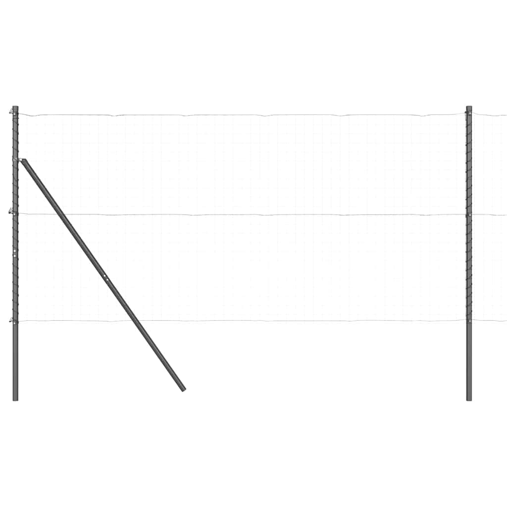 Plotový sloupek. Jiný 26 pcs Šedá 3.2 x 3.2 x 170 cm Ocel