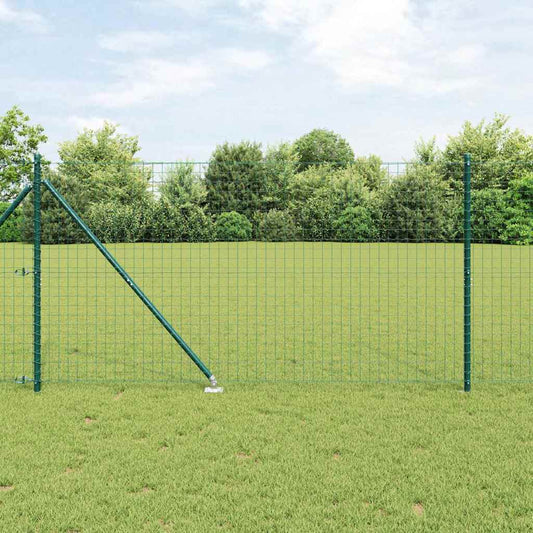 Plotový sloupek. Jiný 52 pcs Stříbrná 3.2 x 3.2 x 160 cm Ocel