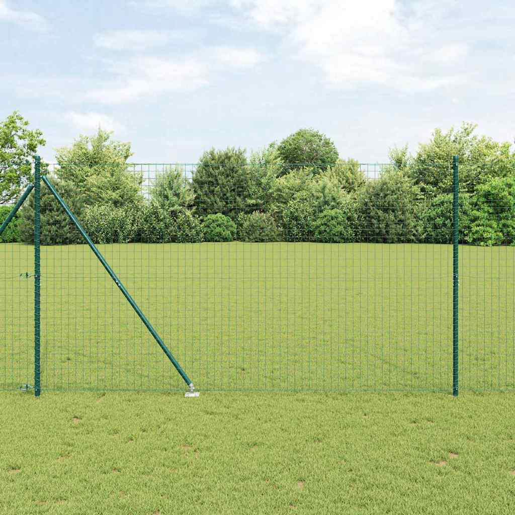 Plotový sloupek. Jiný 26 pcs Stříbrná 3.2 x 3.2 x 180 cm Ocel