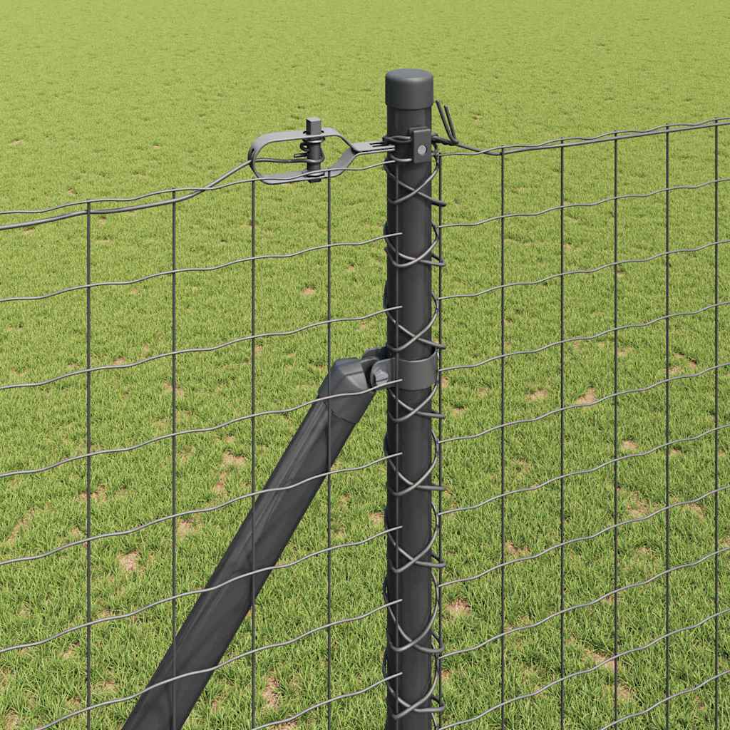 Plotový sloupek. Jiný 26 pcs Stříbrná 3.2 x 3.2 x 170 cm Ocel
