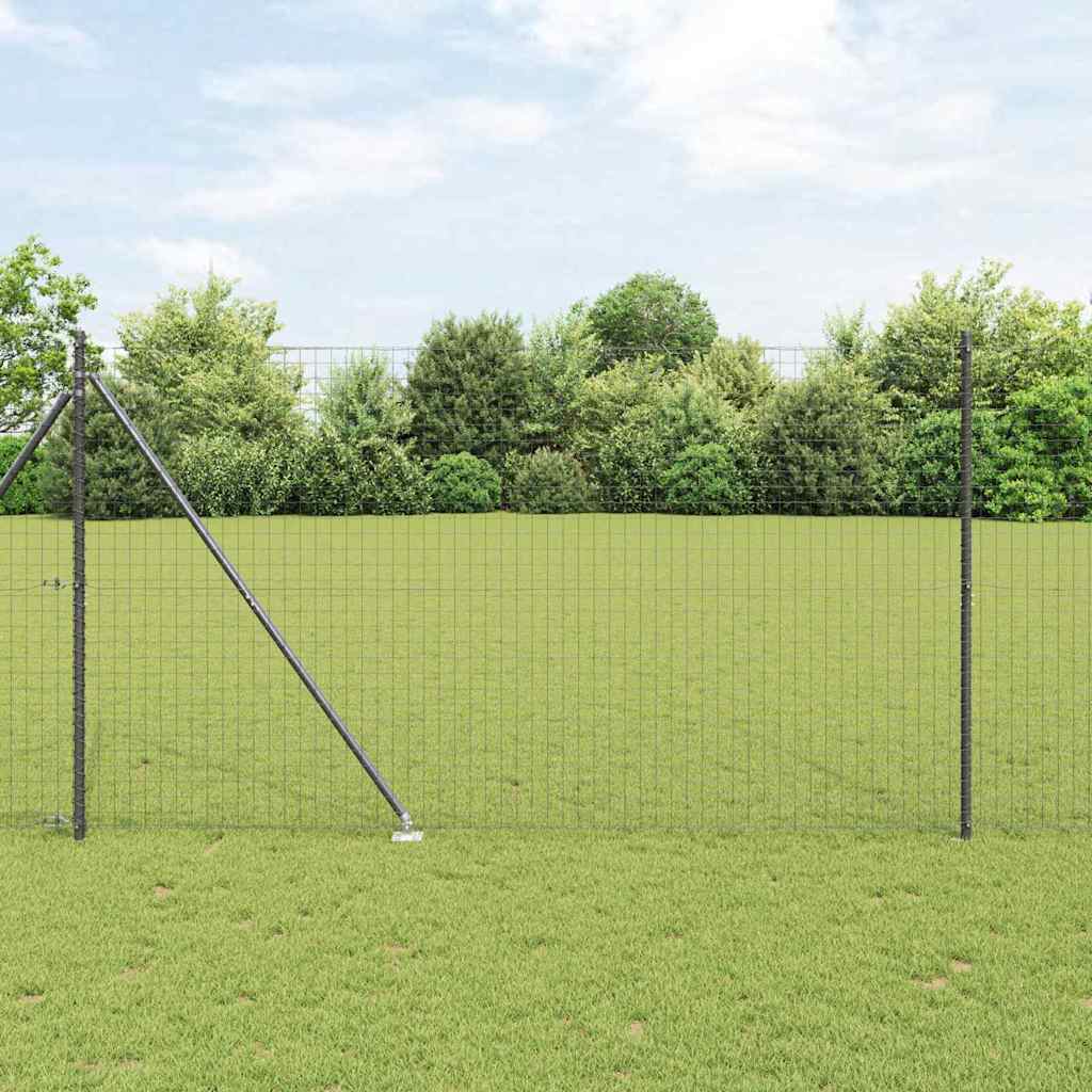 Plotový sloupek. Jiný 26 pcs Stříbrná 3.2 x 3.2 x 170 cm Ocel