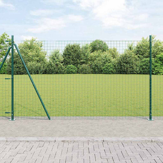 Plotový sloupek. Jiný 52 pcs Stříbrná 3.2 x 3.2 x 83.5 cm Ocel