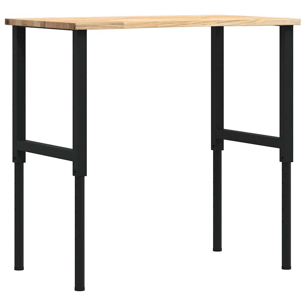 Pracovní stůl 100 x 60 x (71,5–98) cm masivní dubové dřevo