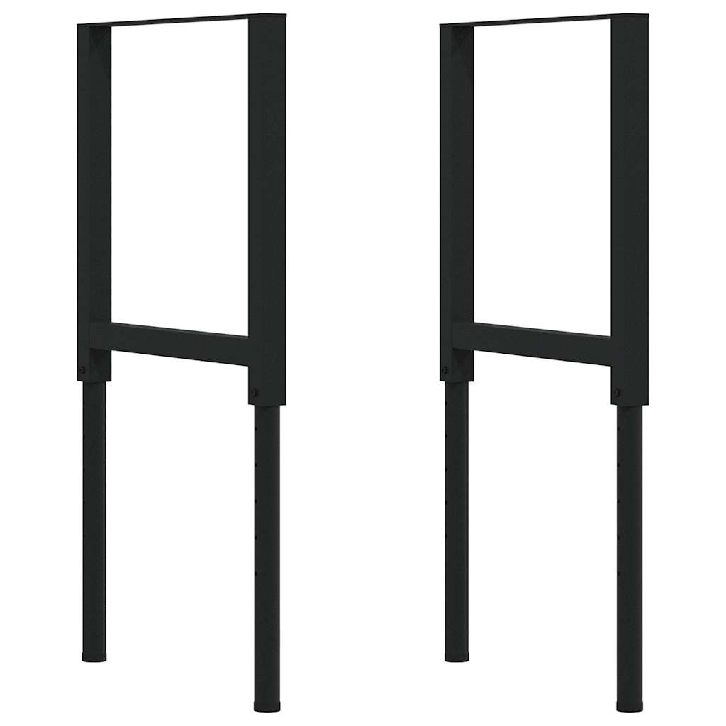 Pracovní stůl světle hnědý 100 x 60 x (71,5–98) cm masivní dub