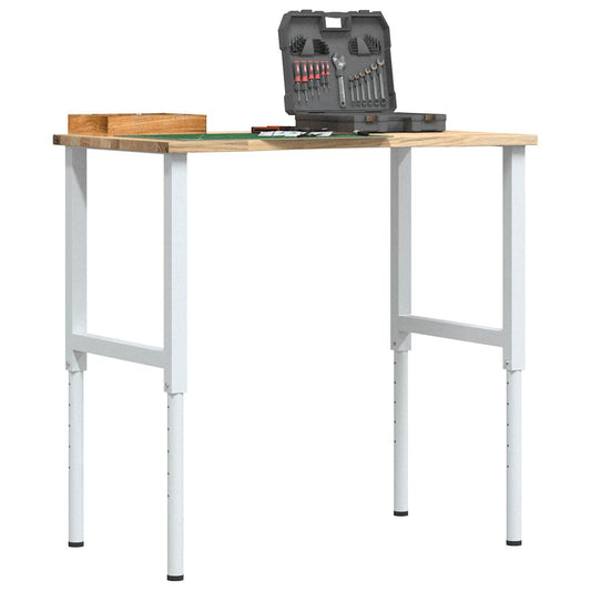 Pracovní stůl 100 x 60 x (71,5–98) cm masivní dubové dřevo