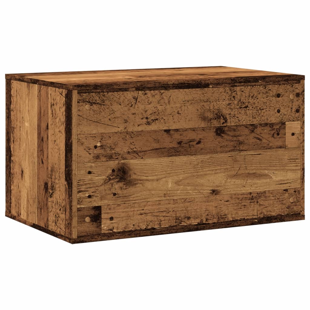 Skříňka na kočičí záchod old wood 80x50x45 cm kompozitní dřevo
