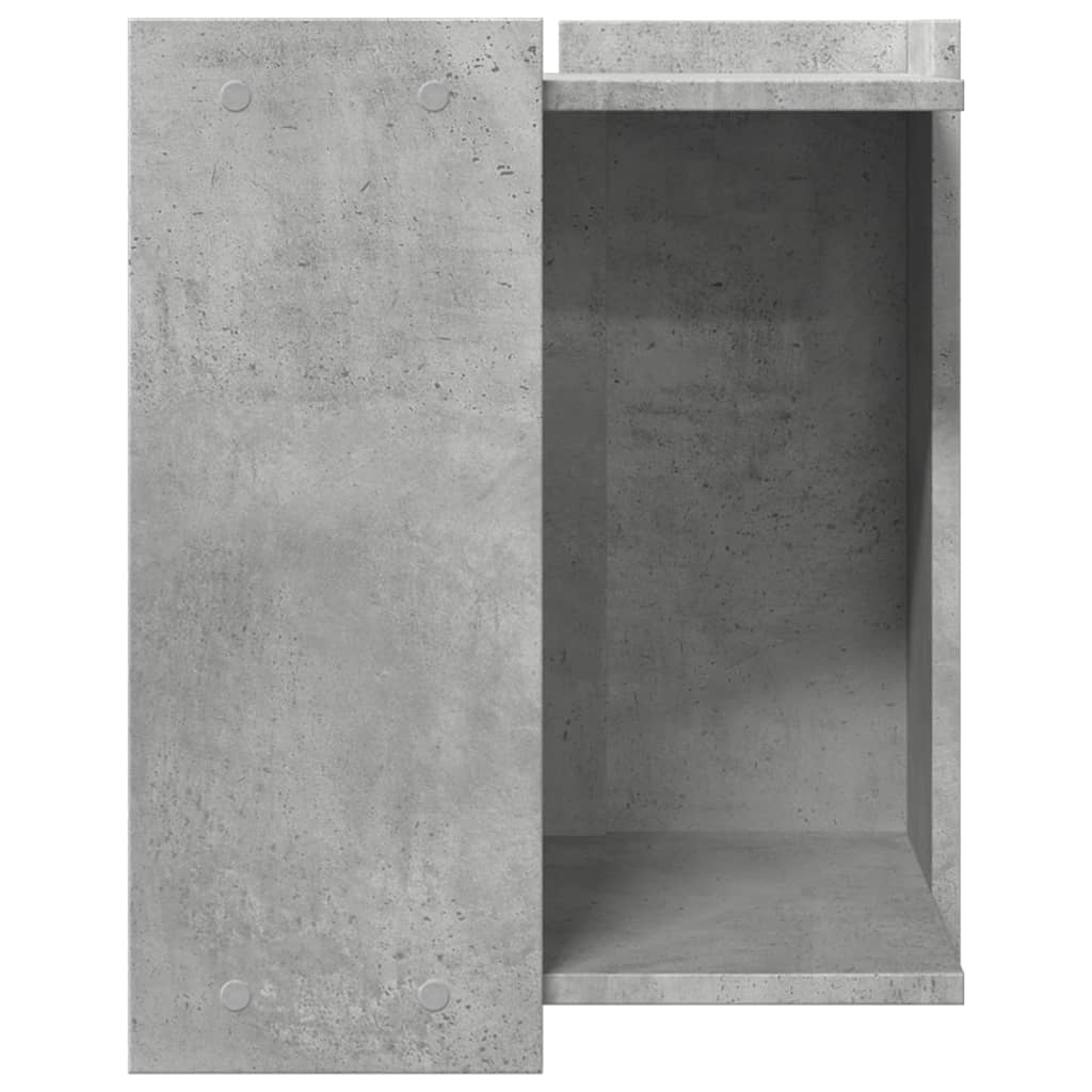 Skříňka na kočičí záchod betonově šedá 42 x 42 x 51 cm kompozit