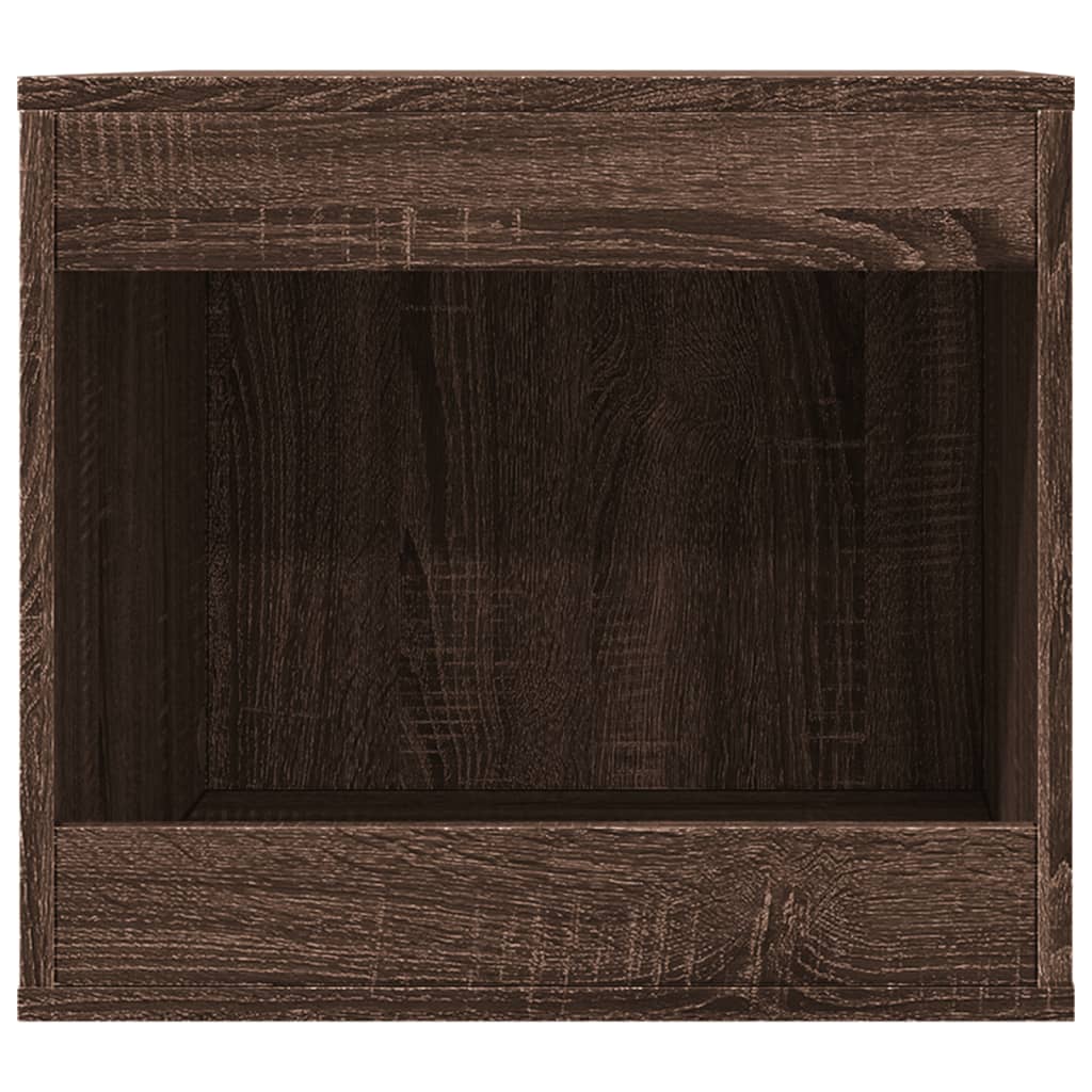 Skříňka na kočičí záchod hnědý dub 47x59x42 cm kompozitní dřevo