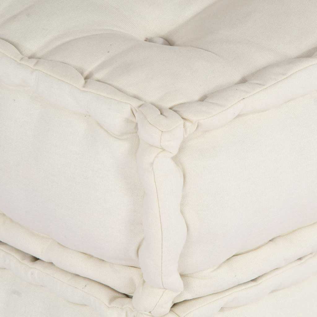 Modulární pohovka 2 pcs Krémová 70 x 70 x 36 cm textil