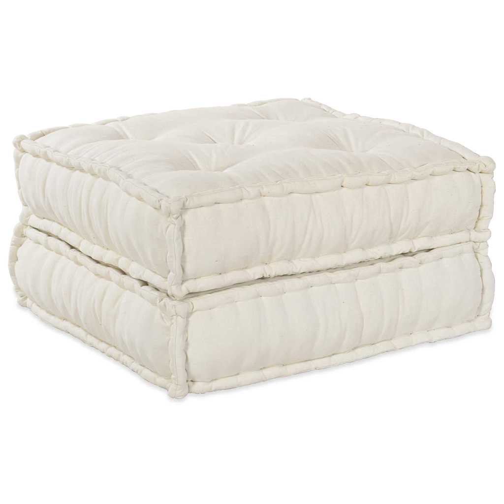 Modulární pohovka 2 pcs Krémová 70 x 70 x 36 cm textil