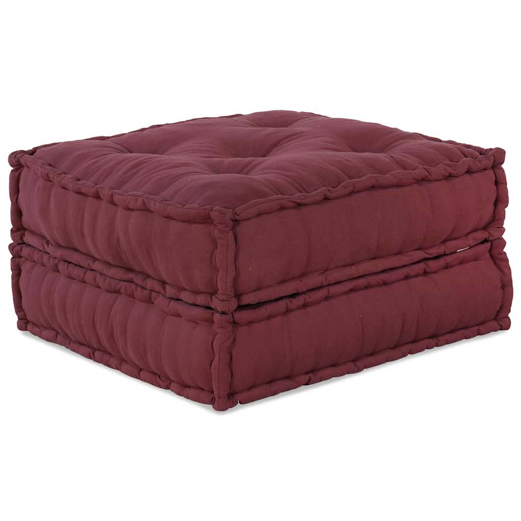 Modulární pohovka 2 pcs Bordó 70 x 70 x 36 cm textil
