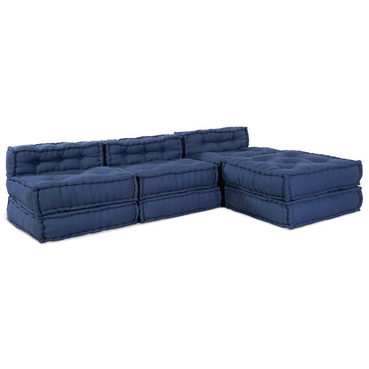 Modulární pohovka 4 pcs Indigo 70 x 70 x 56 cm textil