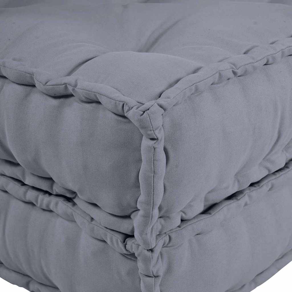Modulární pohovka 2 pcs Šedá 70 x 70 x 36 cm textil