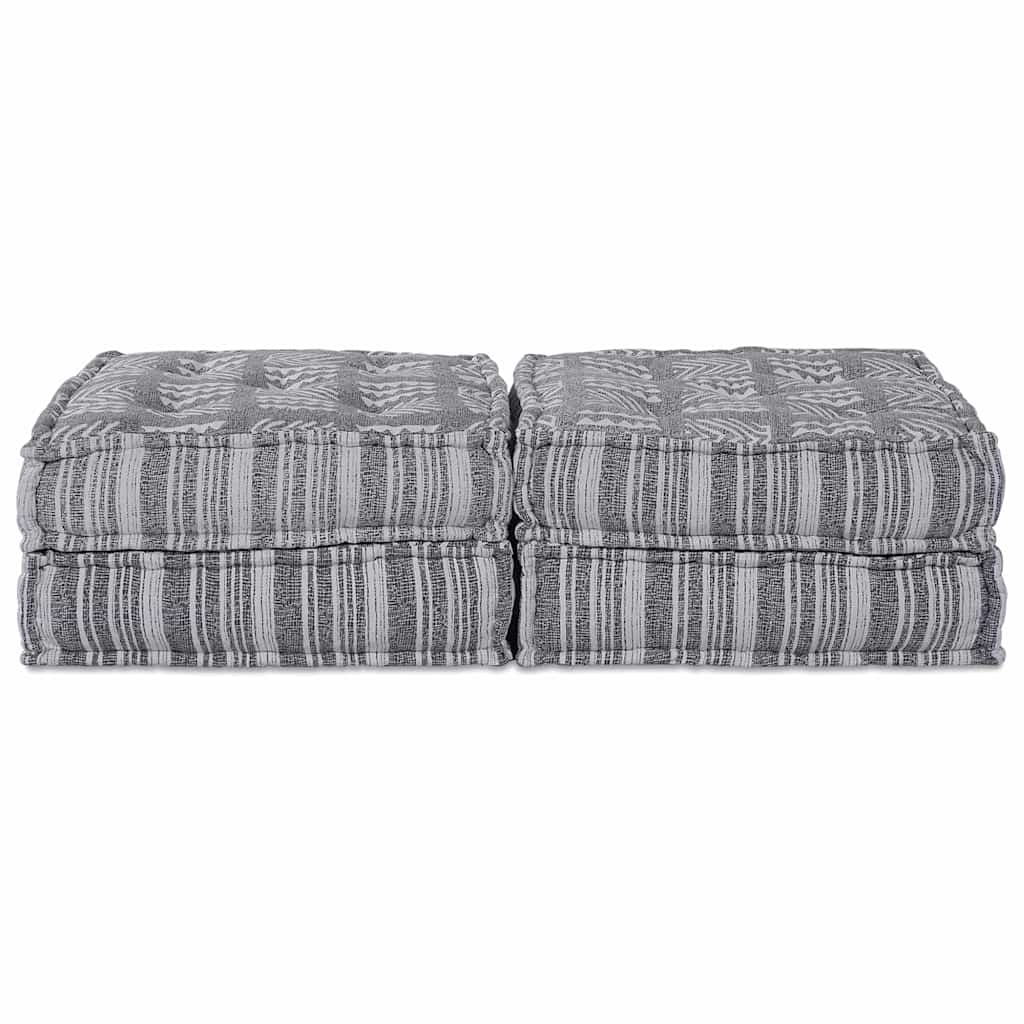 Modulární pohovka 2 pcs Světle šedá 70 x 70 x 36 cm textil