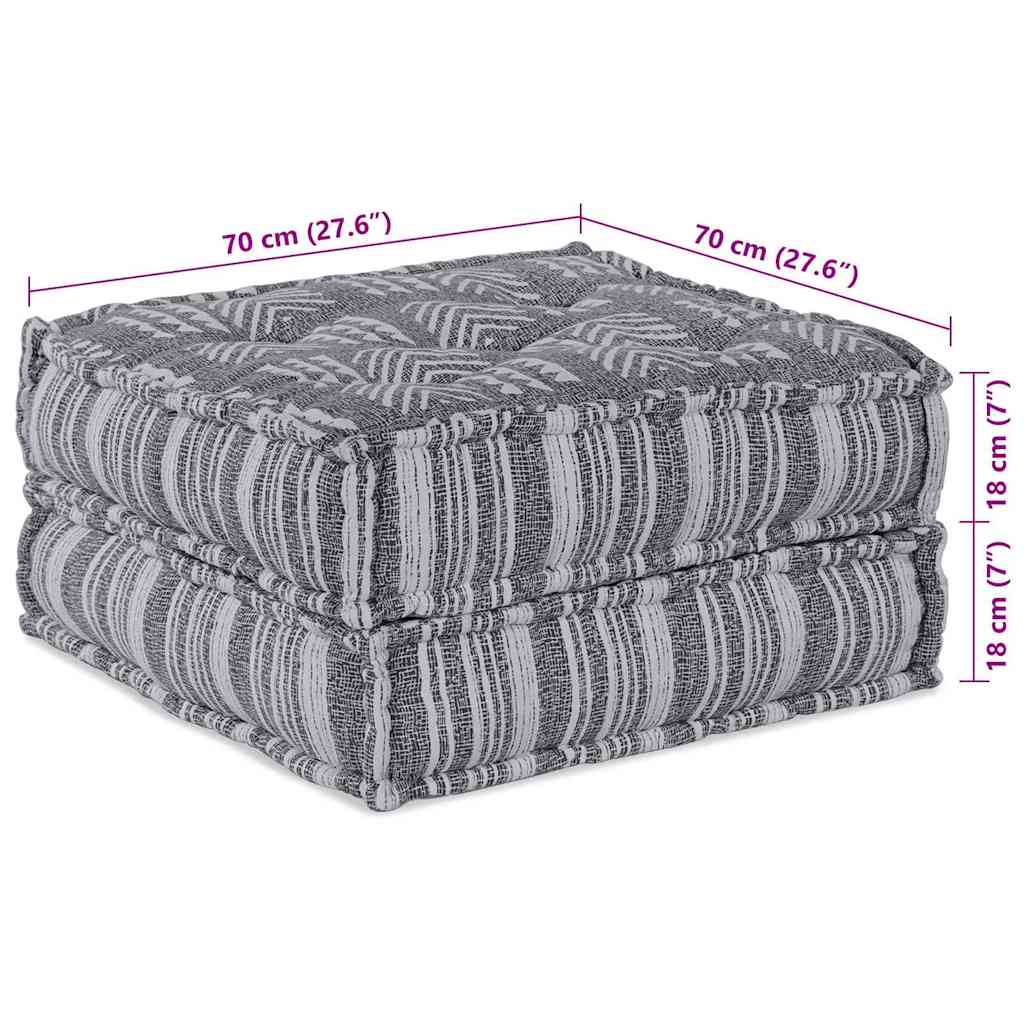 Modulární pohovka 2 pcs Světle šedá 70 x 70 x 36 cm textil