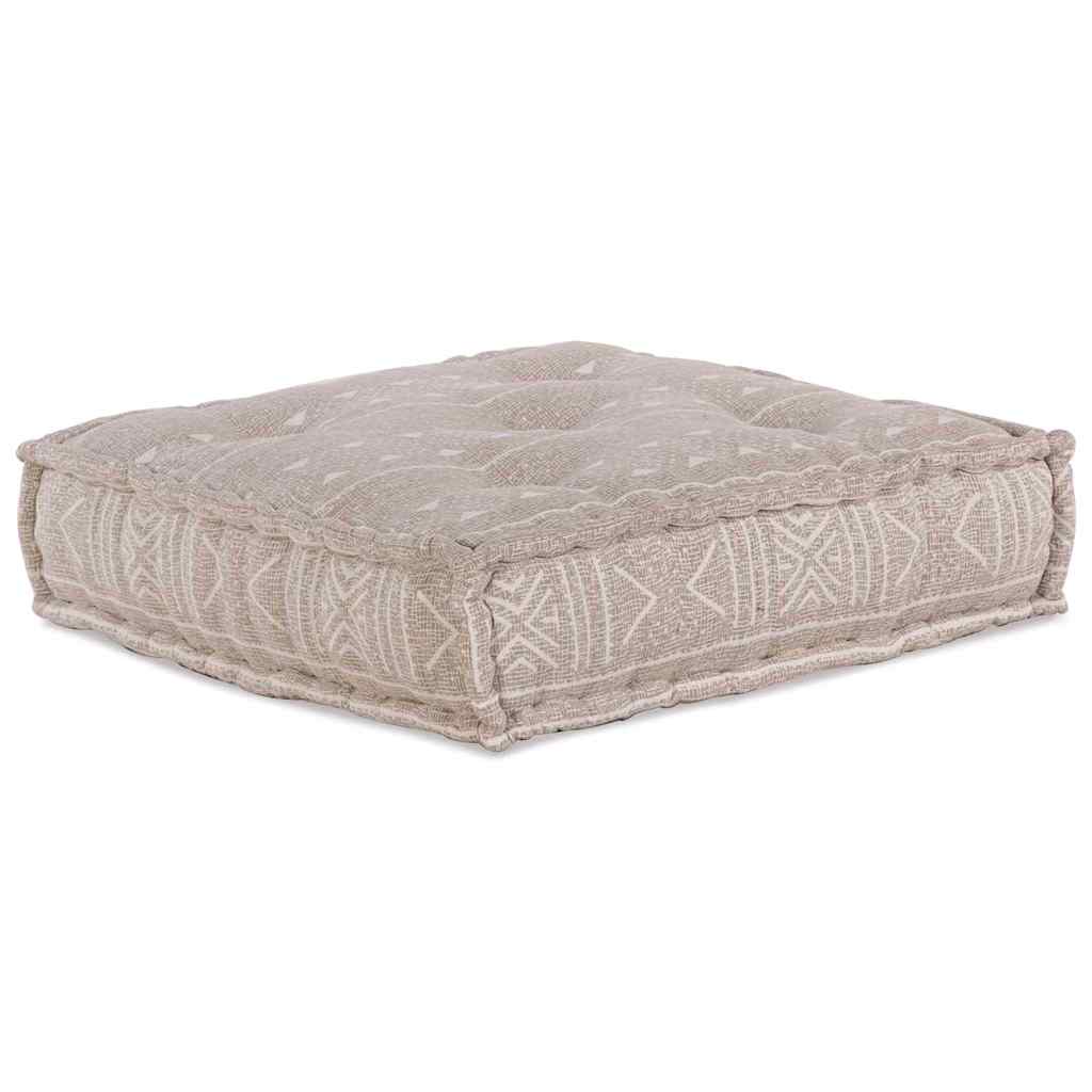 Modulární pohovka 2 pcs Světle hnědá 70 x 70 x 36 cm textil