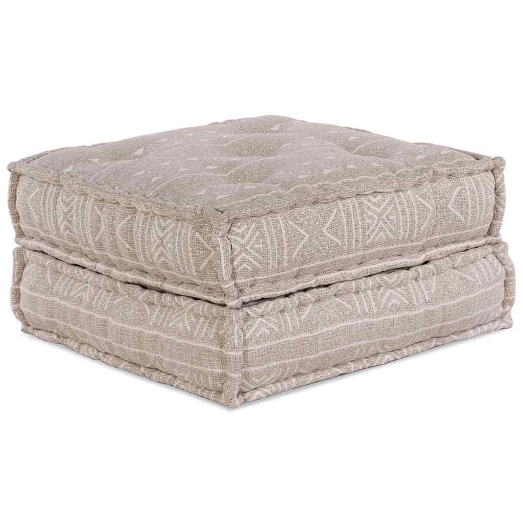 Modulární pohovka 2 pcs Světle hnědá 70 x 70 x 36 cm textil