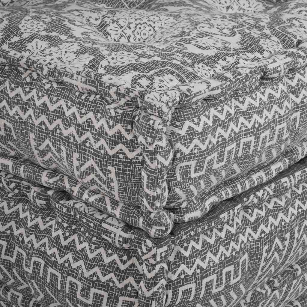Modulární pohovka 2 pcs Světle šedá 70 x 70 x 36 cm textil