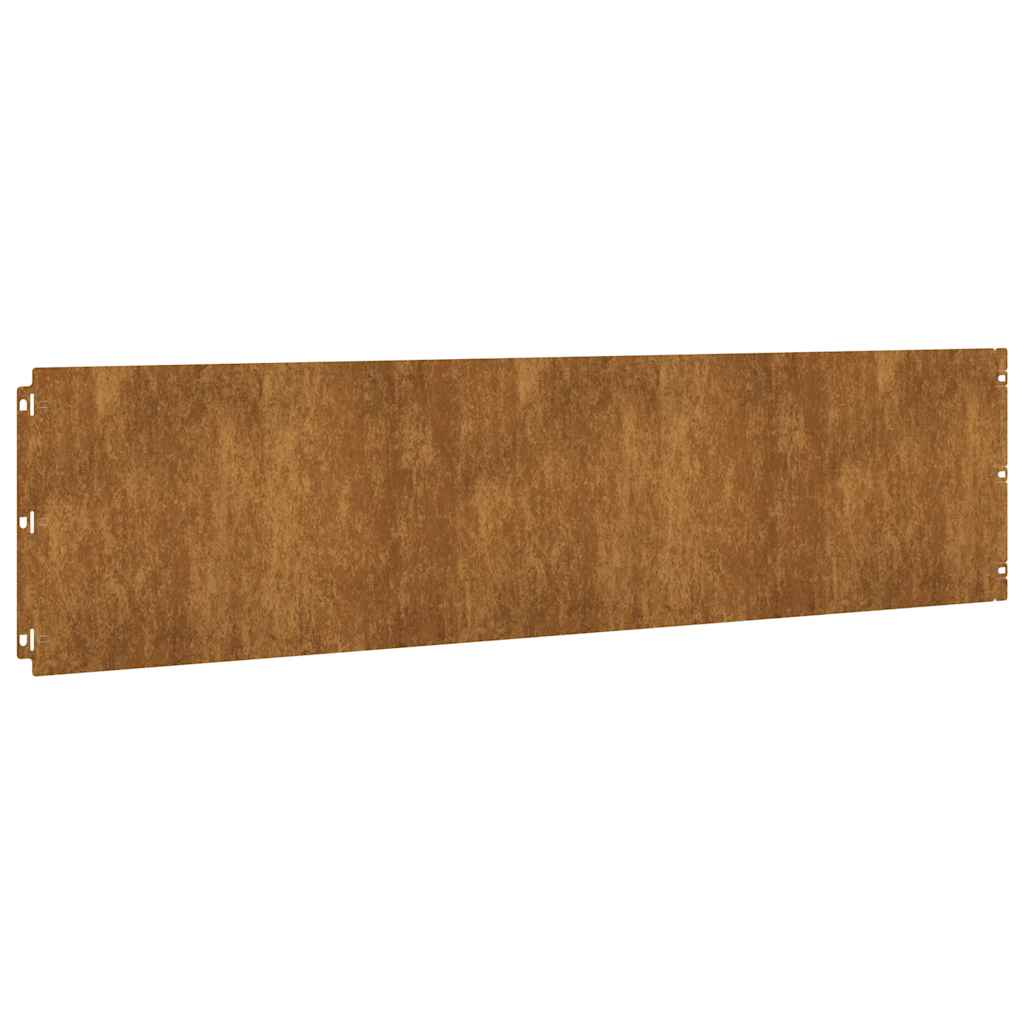 Travní lemy 20 ks 25x103 cm flexibilní povětrnostně odolná ocel
