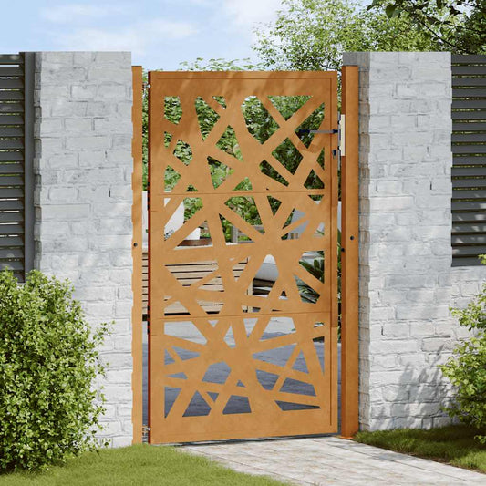 Zahradní branka 105x155 cm klimaticky odolný ocel design lehkou