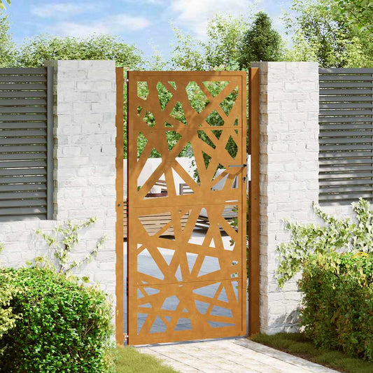 Zahradní branka 105x180 cm klimaticky odolný ocel design lehkou