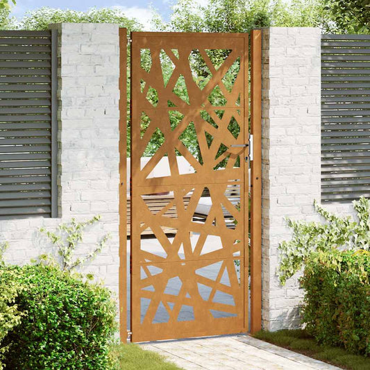 Zahradní branka 105x205 cm klimaticky odolný ocel design lehkou