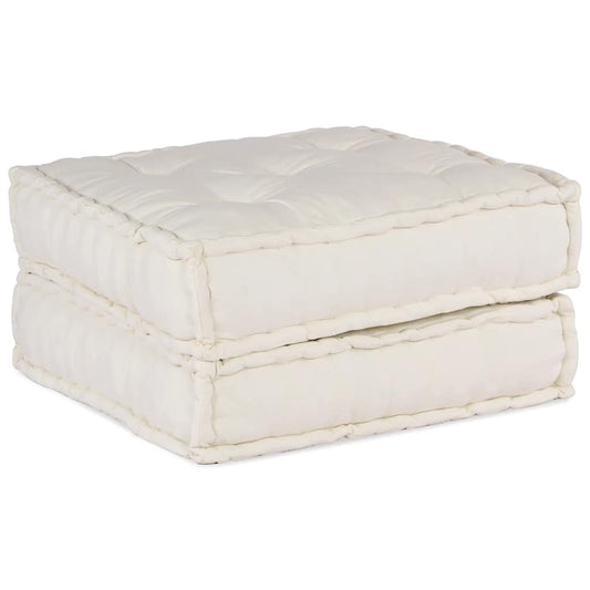 Modulární puf krémový 70x70x36 Látka