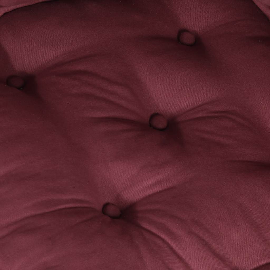 Modular Pouffe Maroon 70x70x36 Látka