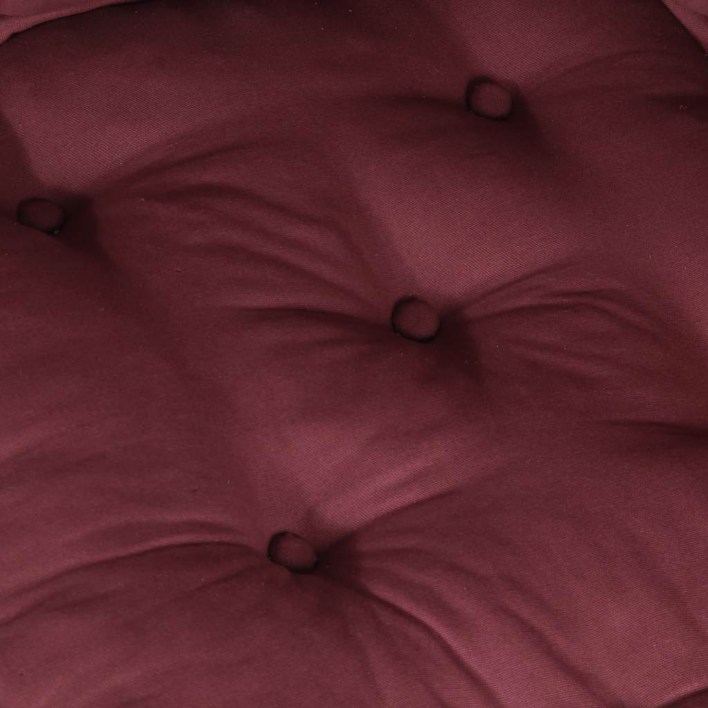 Modular Pouffe Maroon 140x70x36 Látka