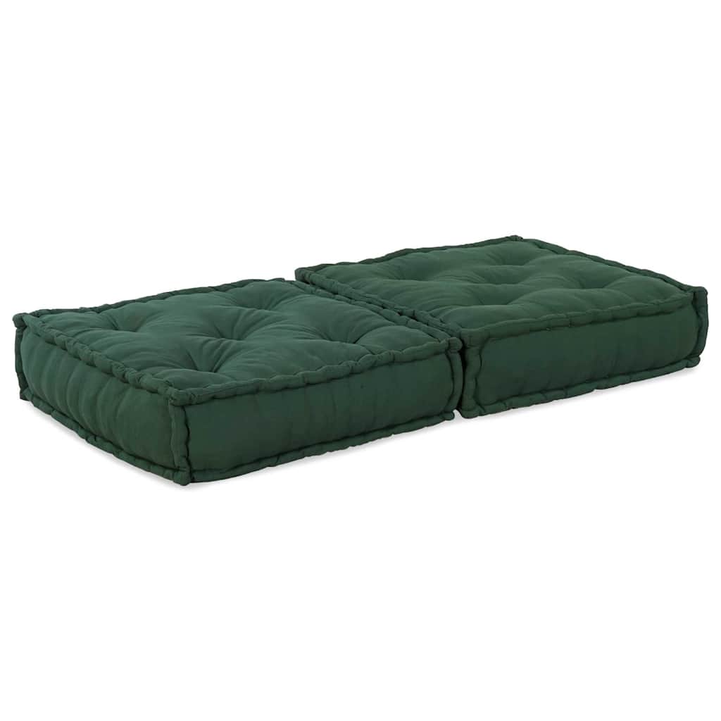 Modulární puf zelený 70x70x36 Látka
