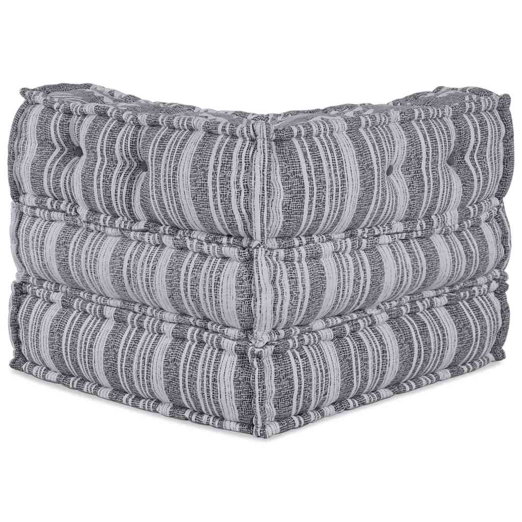 Modulární pohovka Pruhovaný Šedá 70 x 70 x 54 cm textil