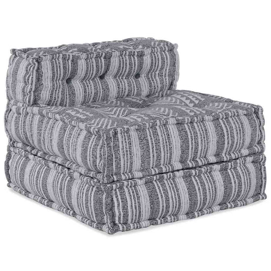 Modulární pohovka Pruhovaný Šedá 70 x 70 x 54 cm textil