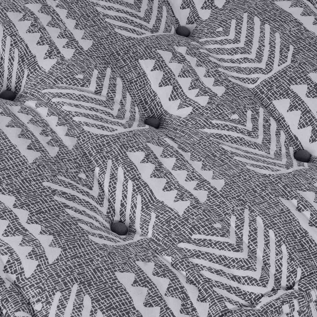 Modulární pohovka Pruhovaný Šedá 70 x 70 x 36 cm textil