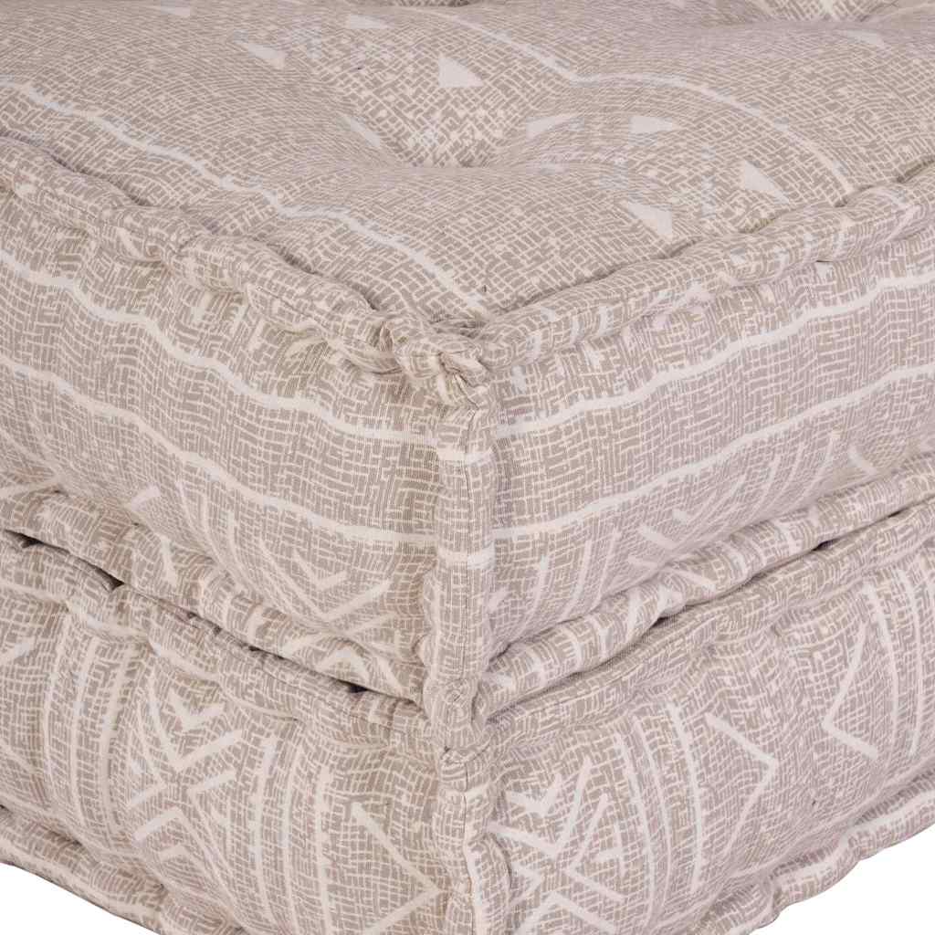 Modulární pohovka Světle hnědá 70 x 70 x 36 cm textil