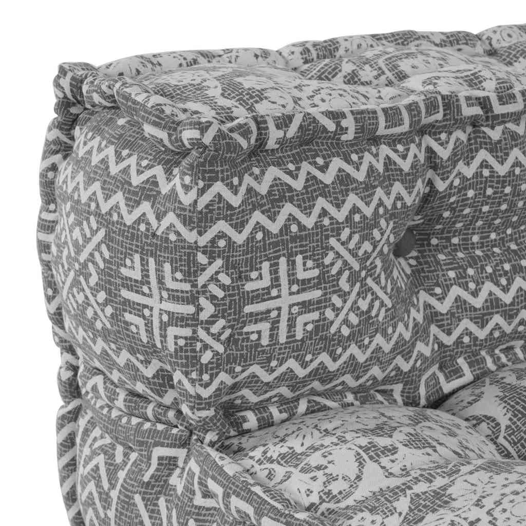 Modulární pohovka Světle šedá 70 x 70 x 54 cm textil