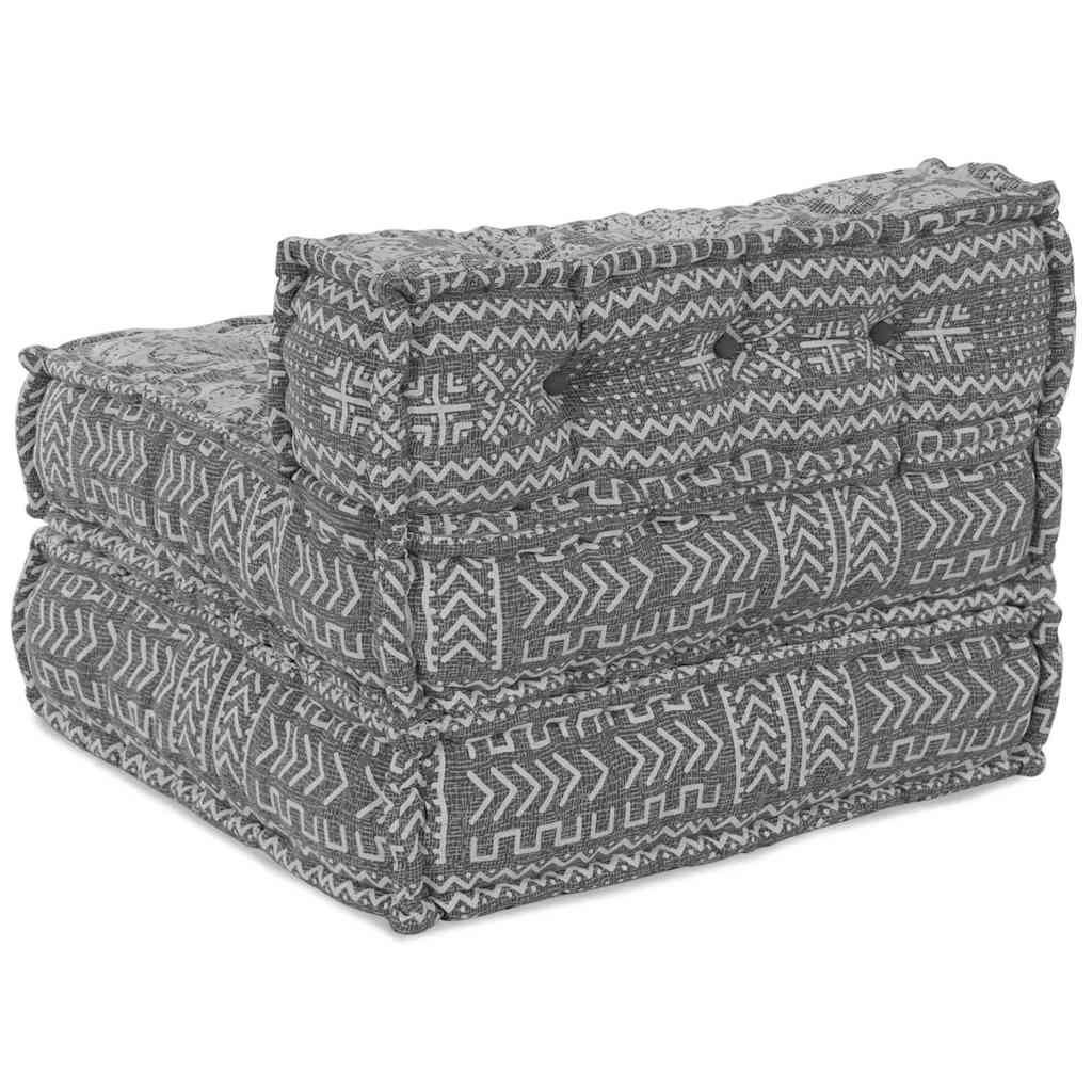 Modulární pohovka Světle šedá 70 x 70 x 54 cm textil